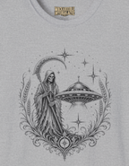 T-Shirt — Mystical UFO & Moonlight Reaper Graphic Tee