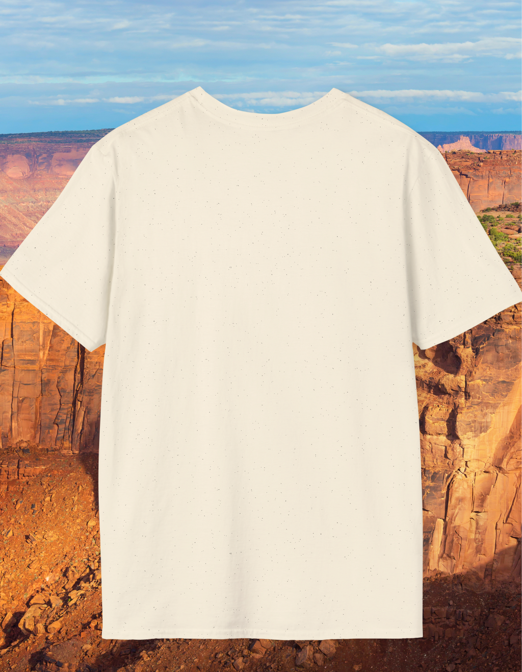 T-Shirt — Retro Desert Sunset "Believe, Eventually" Graphic