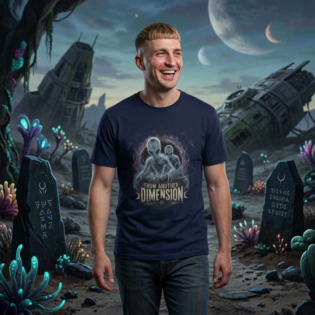 Alien Souls T-Shirt — “From Another Dimension” Sci‑Fi Graphic Tee