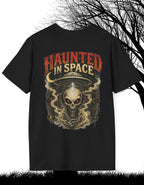 Haunted in Space T-Shirt — Vintage Alien Skull UFO Tee