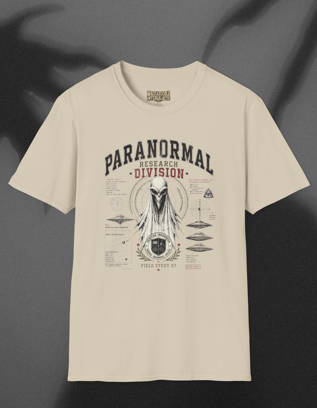 Paranormal Research Division T-Shirt — Vintage Cryptid Investigation Tee