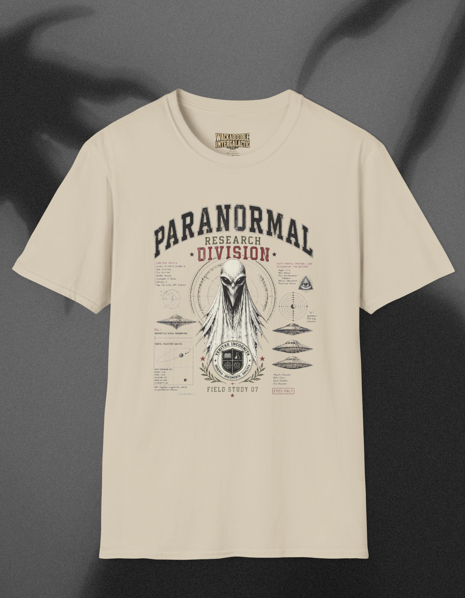 Paranormal Research Division T-Shirt — Vintage Cryptid Investigation Tee