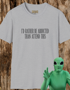 T-Shirt — Yes I Saw It. No I Won't Elaborate. (Funny Minimalist Graphic Tee)
