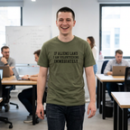 Alien Volunteer T‑Shirt — "If Aliens Land I Am Volunteering Immediately" Funny Graphic Tee