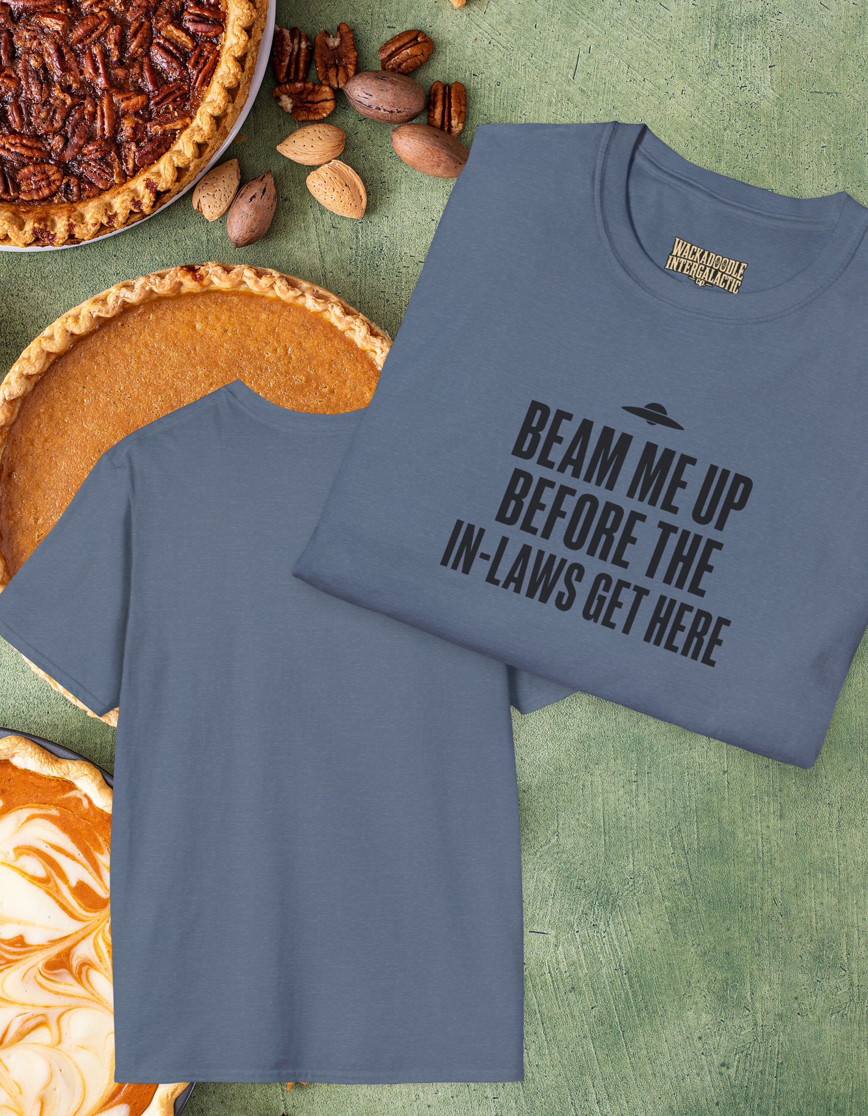 Beam Me Up Before the In-Laws Get Here T-Shirt