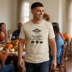Alien UFO T‑Shirt — “The truth is out there” Funny Holiday Fall Sci‑Fi Tee
