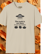 Alien UFO T‑Shirt — “The truth is out there” Funny Holiday Fall Sci‑Fi Tee