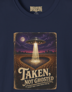 T‑Shirt — "Taken Not Ghosted" UFO Abduction Vintage Graphic Tee