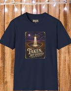 T‑Shirt — "Taken Not Ghosted" UFO Abduction Vintage Graphic Tee