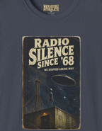 T‑Shirt — "Radio Silence Since '68" Vintage UFO Graphic Tee