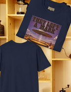 Alien UFO Graphic T‑Shirt — "They Left a Mark" Retro Sci‑Fi Design
