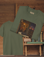T-Shirt — "The Uninvited Guest" Vintage Horror Poster Tee