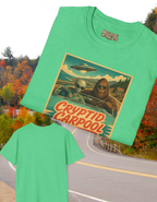 T-Shirt — Cryptid Carpool Vintage Alien & Bigfoot Retro Graphic Tee