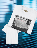 T-Shirt — 'Chain of Custody' UFO Forest Graphic Tee