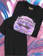 Glitch in the Sky T-Shirt — Retro UFO Vaporwave Graphic Tee