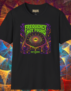 T-Shirt — 'Frequency Not Found' Psychedelic Graphic Tee