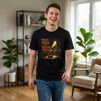Halloween Tee — "Trick, Treat, or Tractor Beam" Alien UFO Shirt