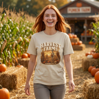 Harvest Farms Alien T-Shirt — Vintage Farm Sunset Graphic