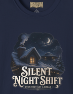 Silent Night Shift T-Shirt — UFO Christmas Tee
