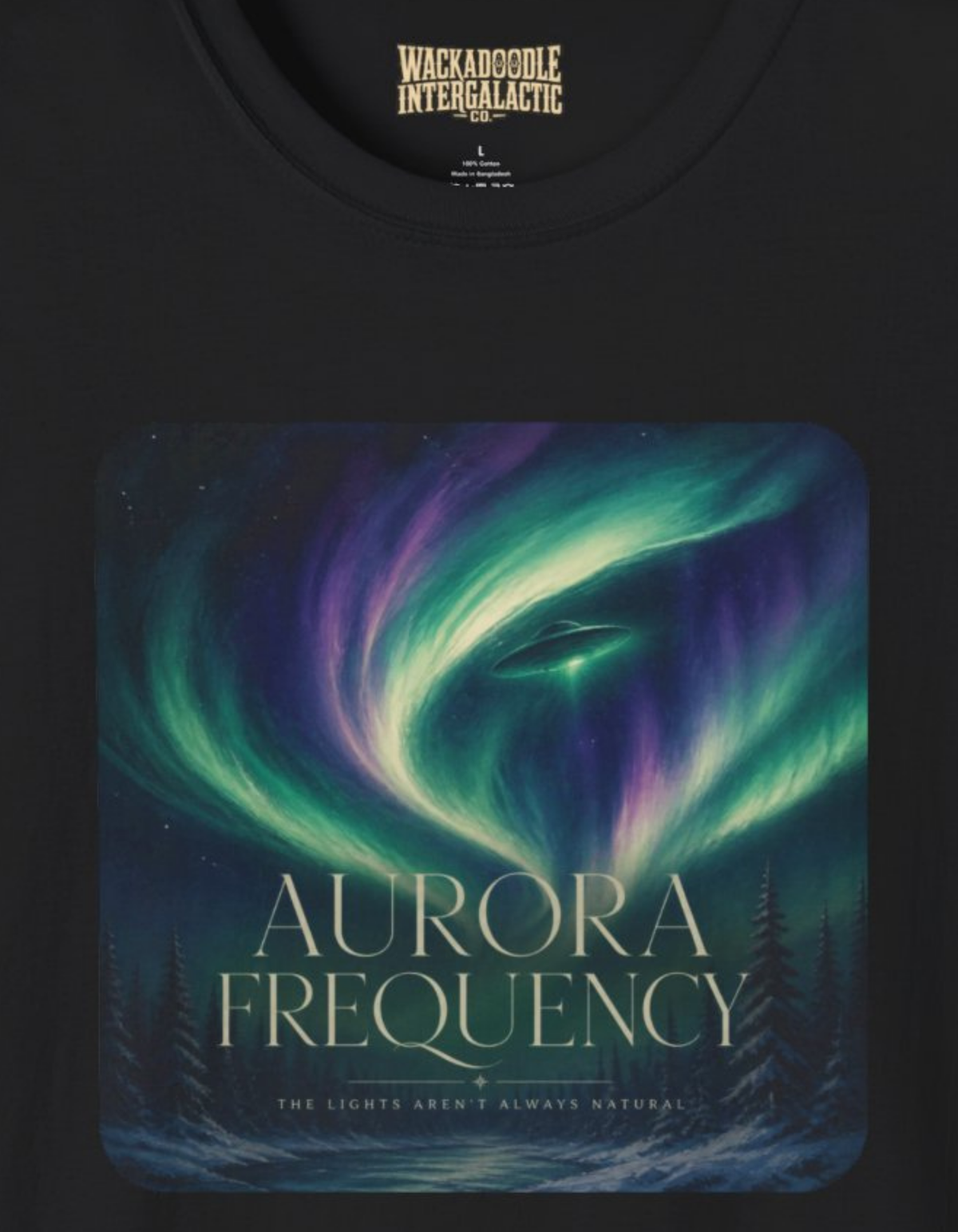 Aurora Frequency T-Shirt — Northern Lights Graphic Tee