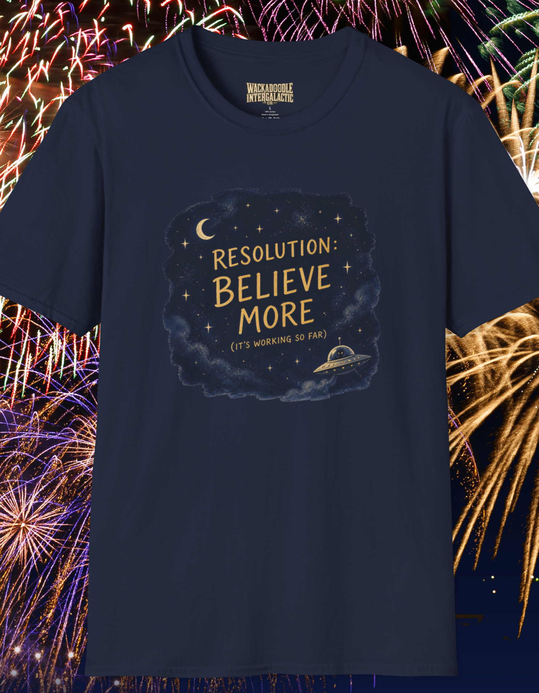 Believe More T‑Shirt — "Resolution: Believe More" Inspirational Graphic Tee