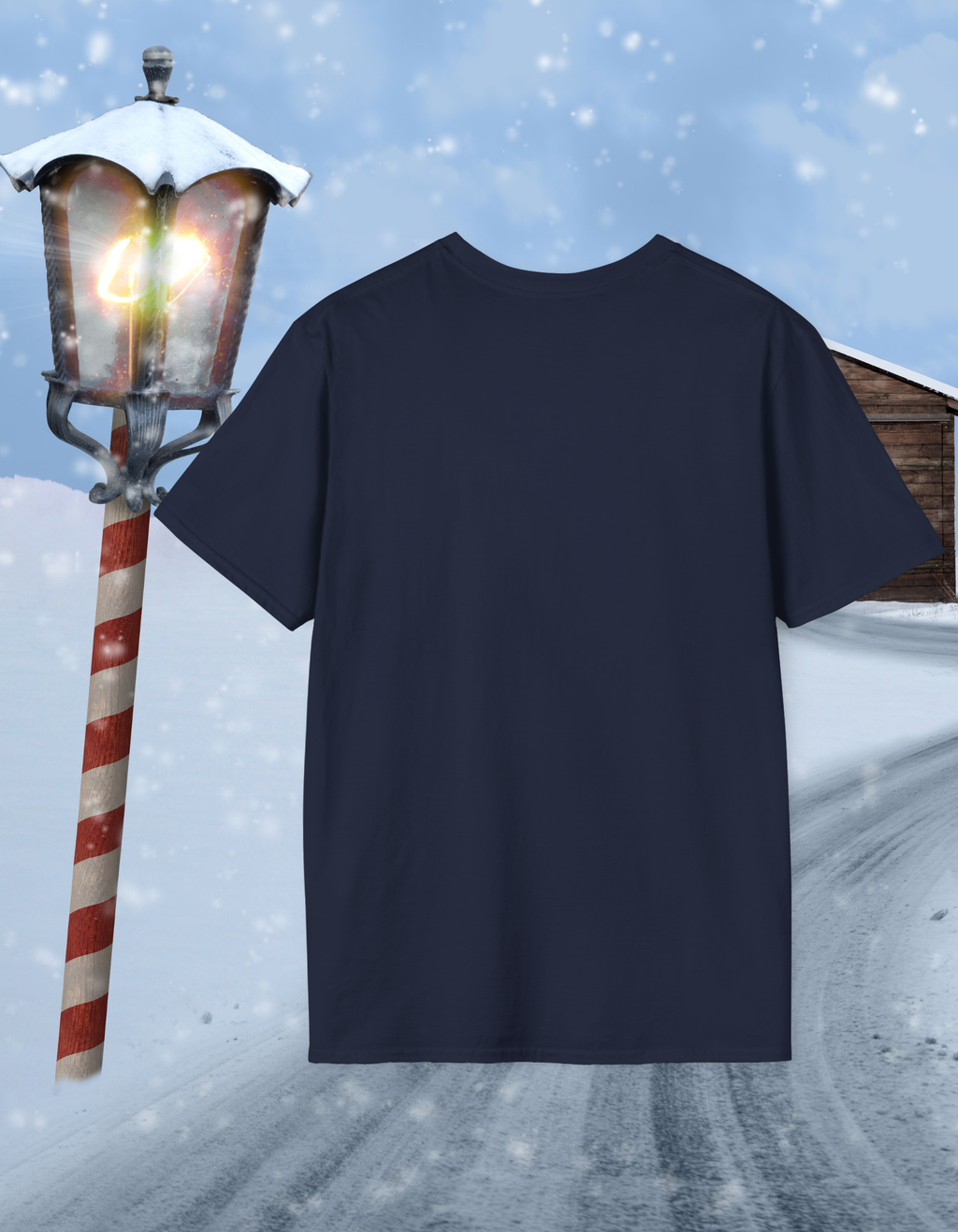 Christmas Scroll T-Shirt — "All I Want for Christmas Is to Get Abducted" Holiday Graphic Tee
