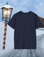 Christmas Scroll T-Shirt — "All I Want for Christmas Is to Get Abducted" Holiday Graphic Tee