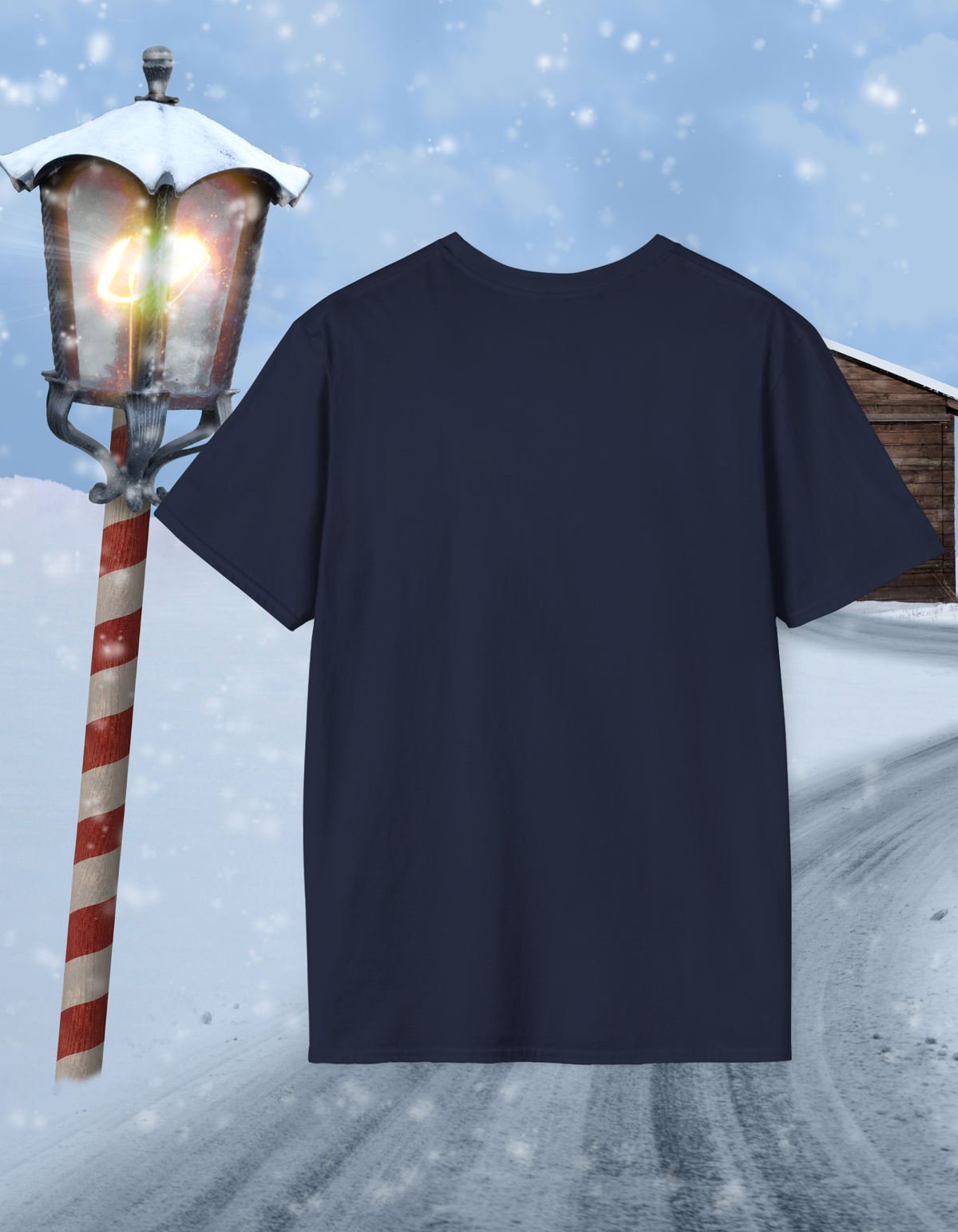 Christmas Scroll T-Shirt — "All I Want for Christmas Is to Get Abducted" Holiday Graphic Tee