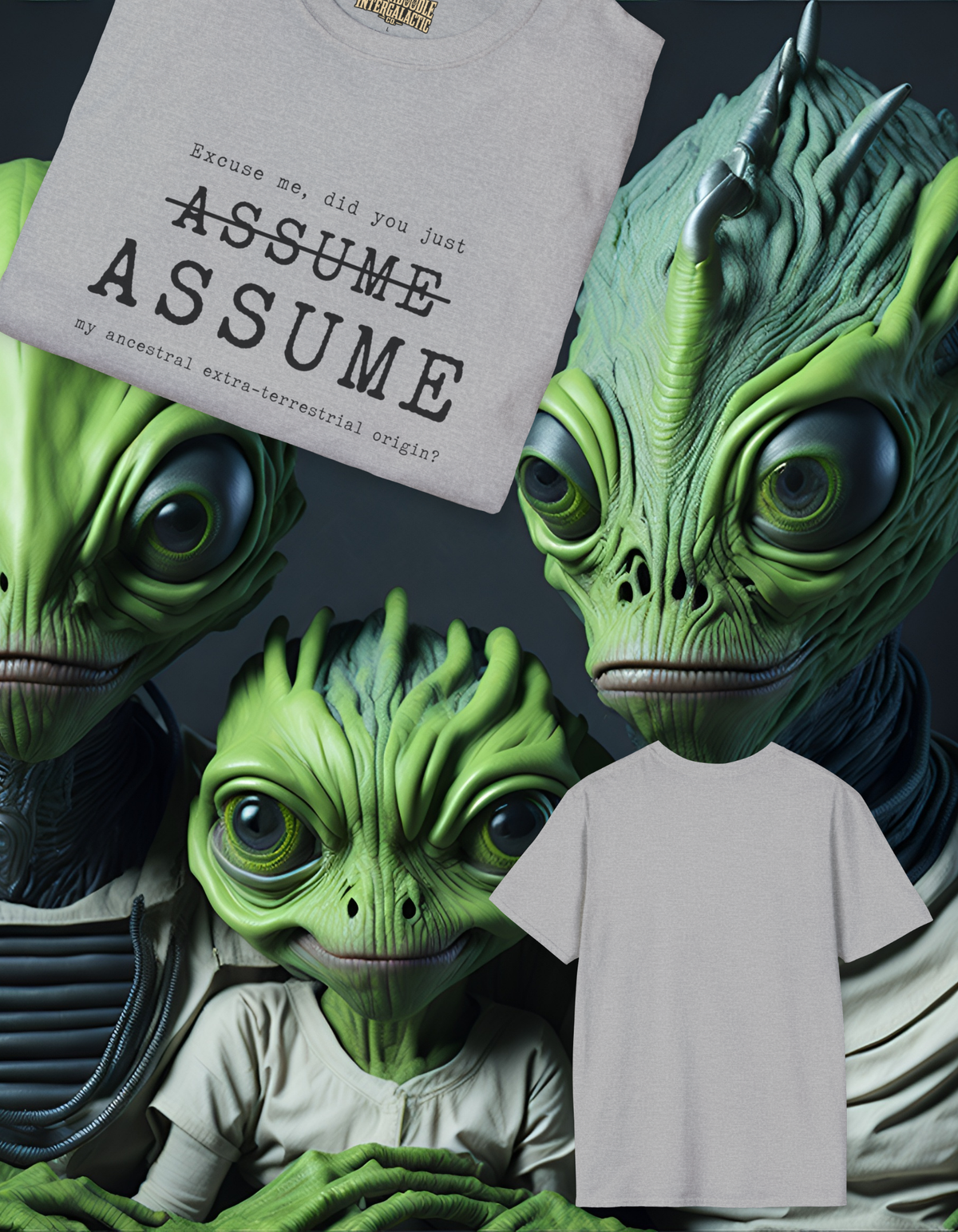 “Excuse me, did you just ASSUME?” Graphic T-Shirt — Funny Sarcastic Typography Tee