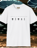 Alien Icons T‑Shirt — "I Identify as Extraterrestrial" Graphic Tee