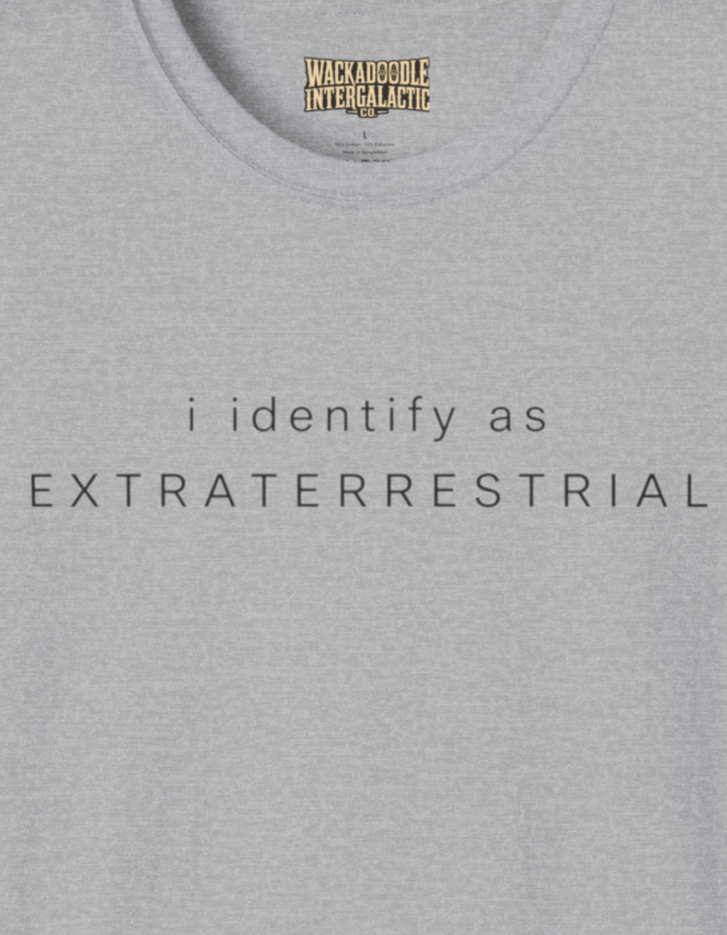 "I Identify As Extraterrestrial" T-Shirt - Alien Graphic Tee