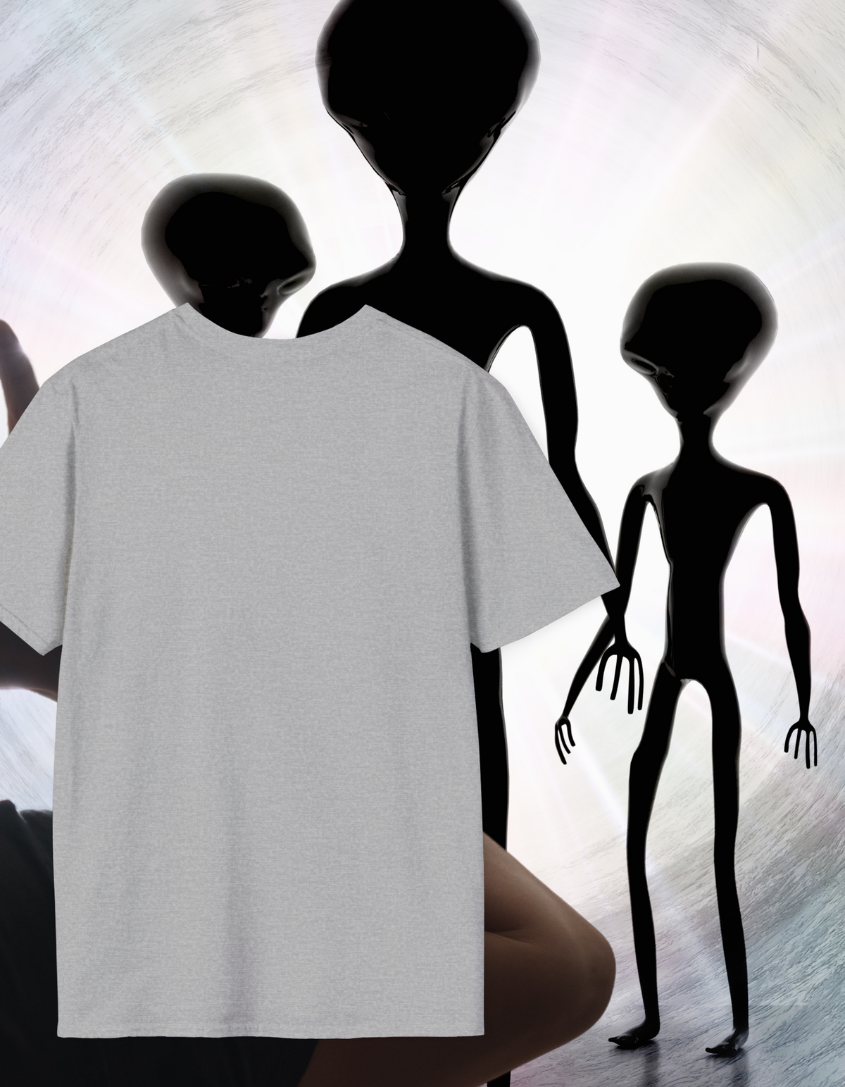 Finally. UFO Abduction Tee — Funny Alien Graphic T-Shirt