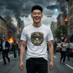 Not From Here Alien T-Shirt — Vintage UFO Graphic Tee