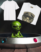 Not From Here Alien T-Shirt — Vintage UFO Graphic Tee