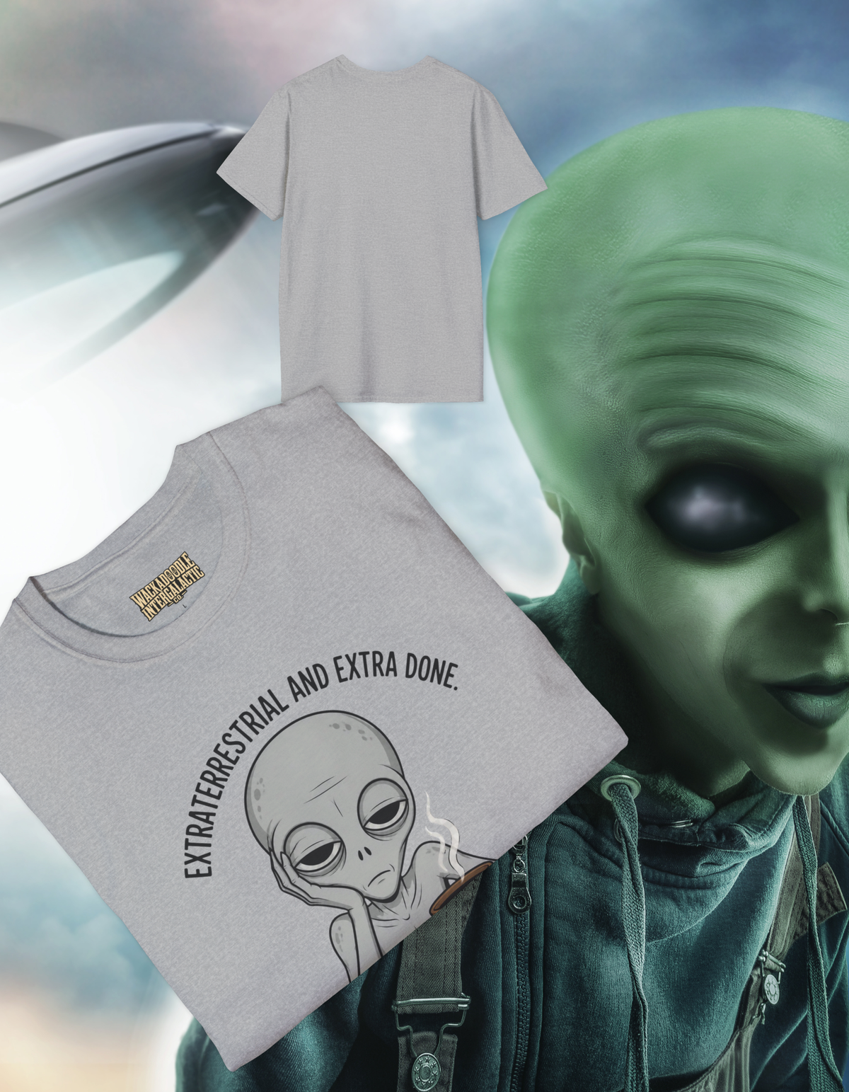 Alien Coffee Break T-Shirt