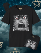 Horror Graphic T-Shirt — 'The Stars Are Not Silent' Screaming Face Tee