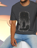 Mystery Silhouette T‑Shirt — Lone Figure at Dusk Graphic Tee