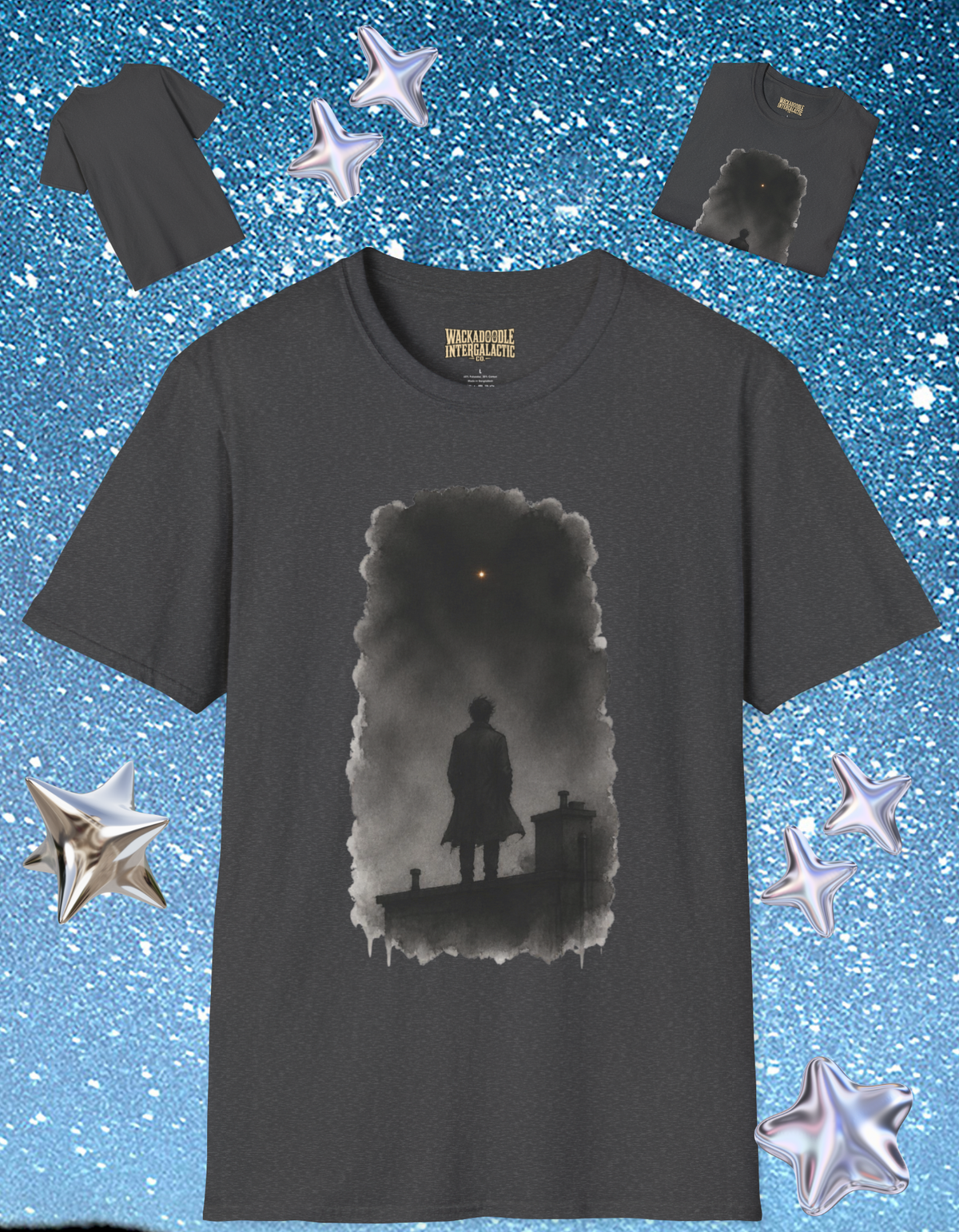 Mystery Silhouette T‑Shirt — Lone Figure at Dusk Graphic Tee