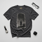 Mystery Silhouette T‑Shirt — Lone Figure at Dusk Graphic Tee