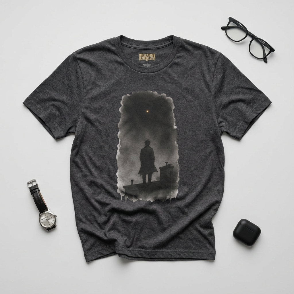 Mystery Silhouette T‑Shirt — Lone Figure at Dusk Graphic Tee