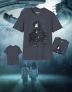 Signal Lost Graphic Tee — Futuristic Cyberpunk Anime Shirt