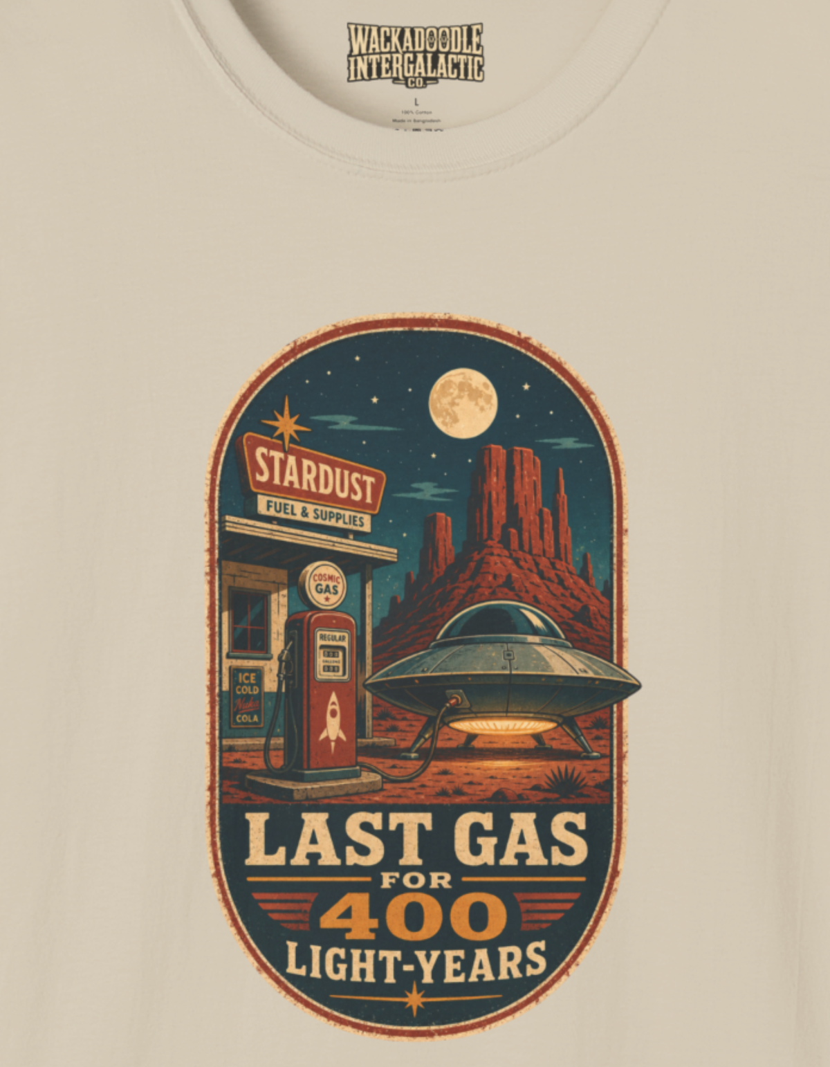 Last Gas for 400 Light-Years T-Shirt