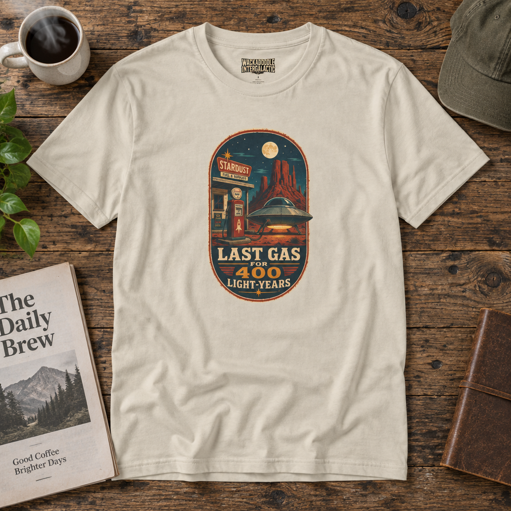 Last Gas for 400 Light-Years T-Shirt
