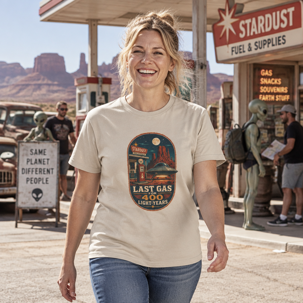 Last Gas for 400 Light-Years T-Shirt