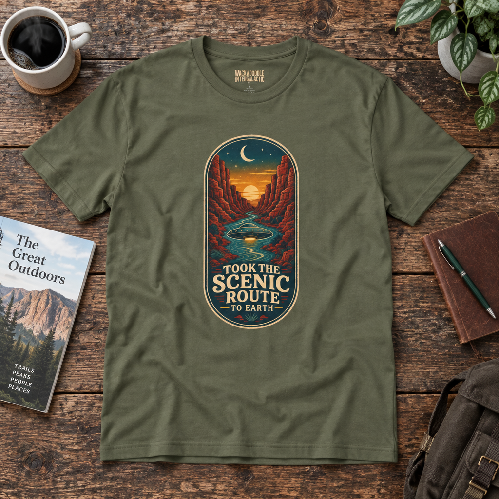 Took the Scenic Route to Earth T-Shirt