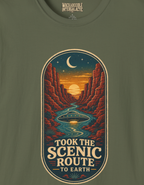 Took the Scenic Route to Earth T-Shirt