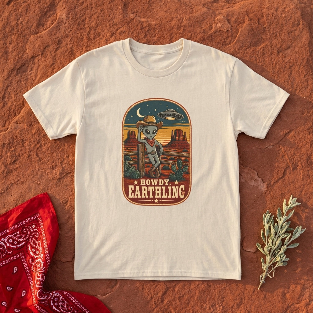 Howdy Earthling T-Shirt