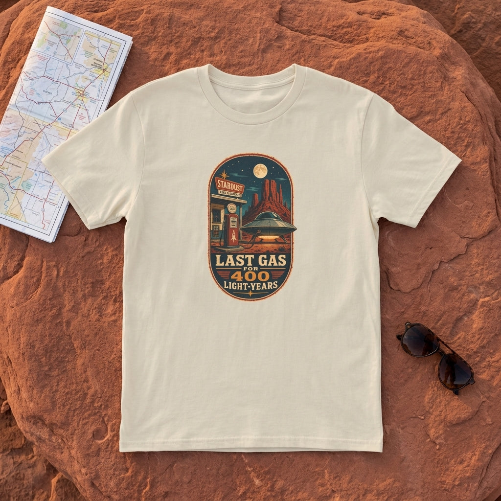 Last Gas for 400 Light-Years T-Shirt