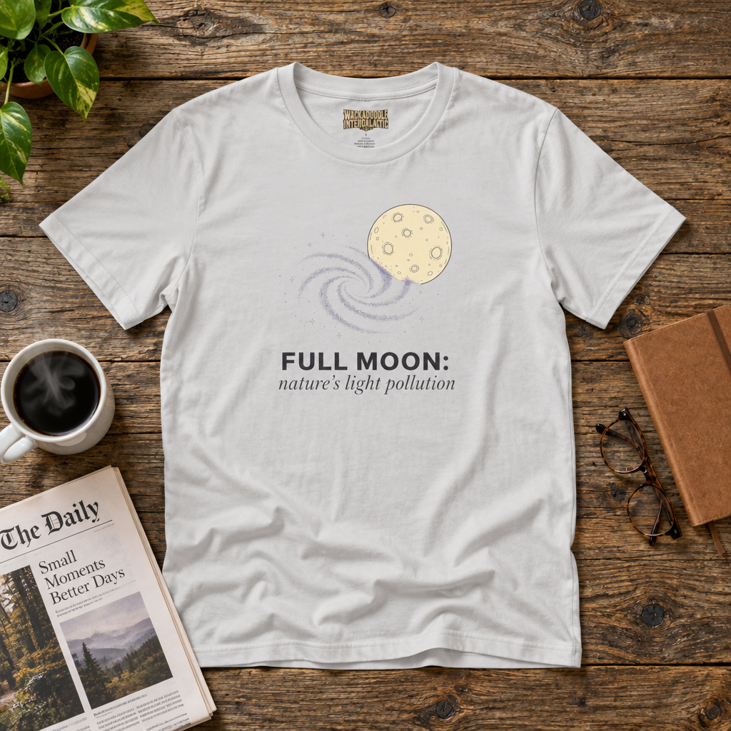 Full Moon Light Pollution T-Shirt