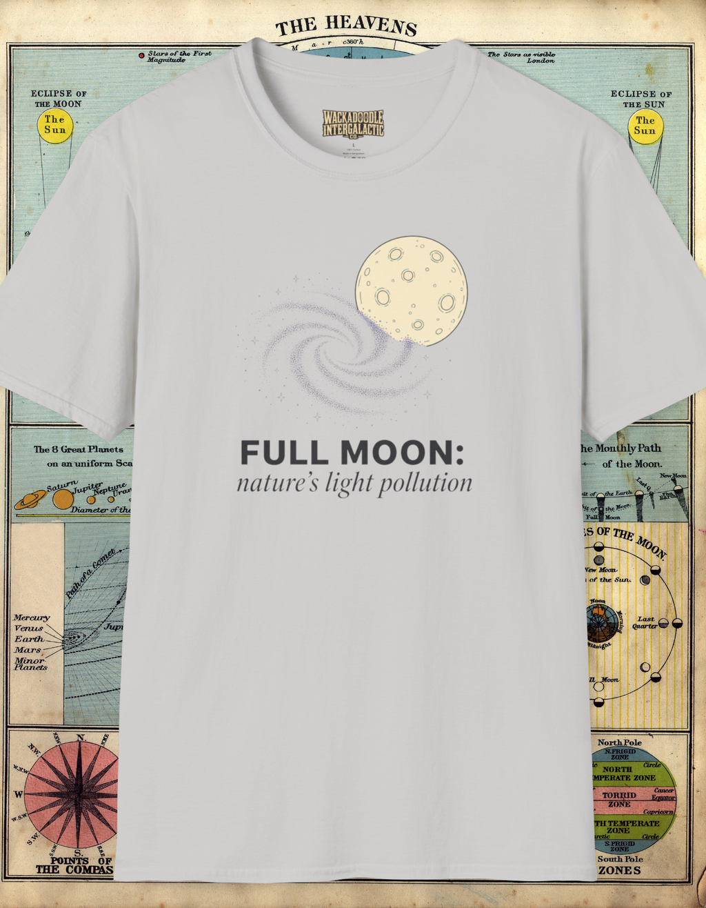 Full Moon Light Pollution T-Shirt